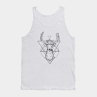 Geometric Deer Tank Top